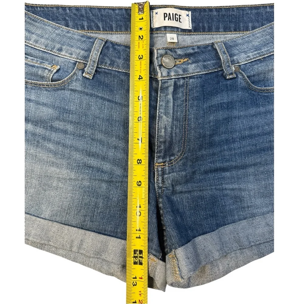 PAIGE Jimmy Jimmy Denim Shorts Women’s 28 - Picture 3 of 8